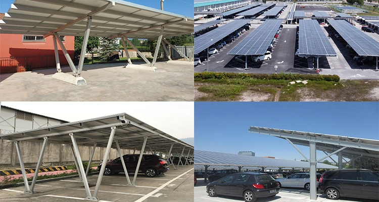 Hot Sale Carport Solar PV Solar Single Carport Solar Carport Mounting System