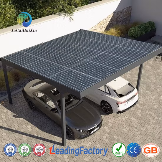 Abri de voiture étanche système solaire PV garage auvents parking parking