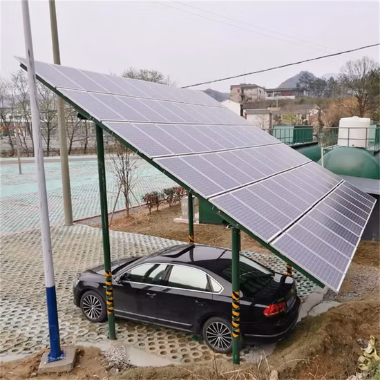 Système solaire Système de stationnement de voiture à énergie solaire Abri de voiture PV